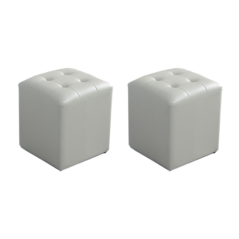 White Modern Square Standard Stain Resistant Standard for Drawing Room