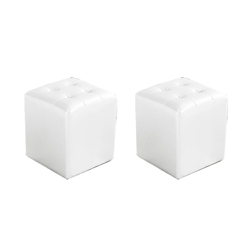 White Modern Square Standard Stain Resistant Standard for Drawing Room