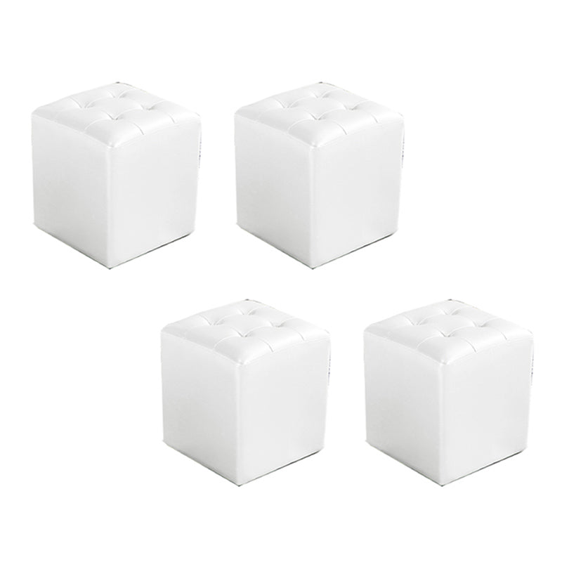 White Modern Square Standard Stain Resistant Standard for Drawing Room