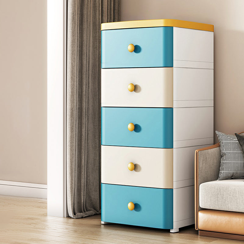 Contemporary Wardrobe Armoire with Legs Plastic Storage Cabinet