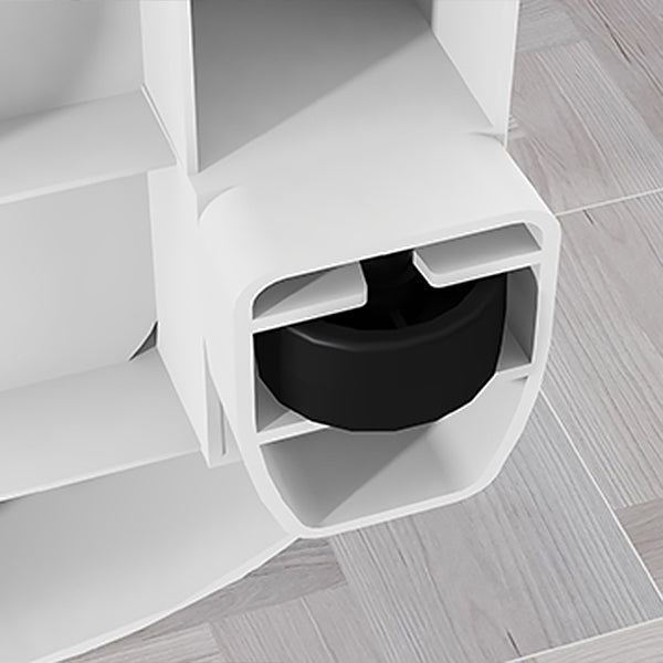 Contemporary Wardrobe Armoire with Legs Plastic Storage Cabinet