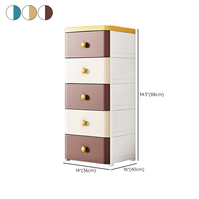 Contemporary Wardrobe Armoire with Legs Plastic Storage Cabinet