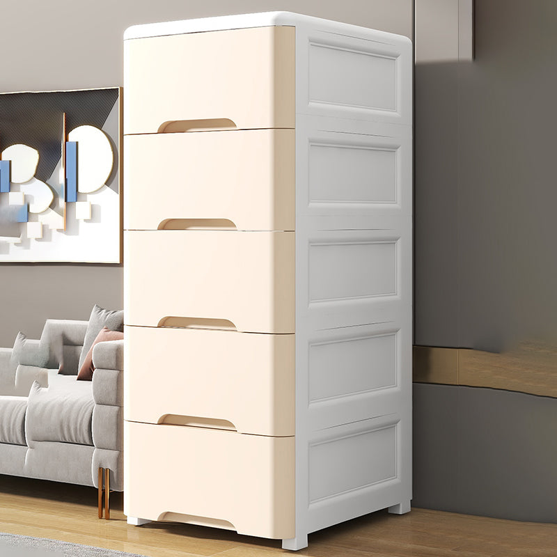 5-Drawer Storage Cabinet with Legs Contemporary Wardrobe Armoire