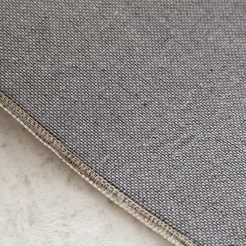 Casual Beige Rug Polyester Color Lump Rug Stain Resistant Rug for Living Room