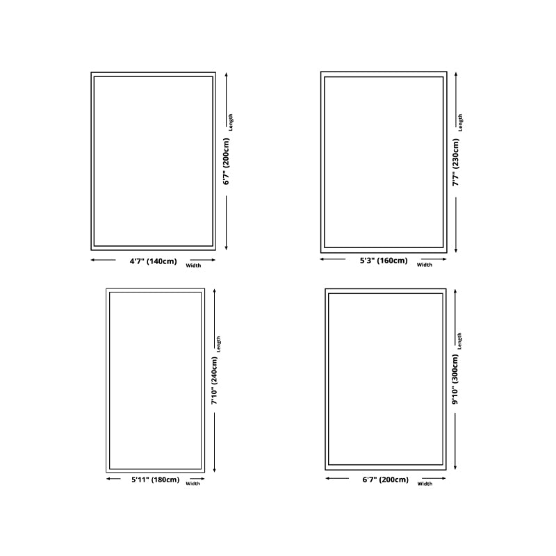 Brown Graphic Carpet Polyester Modern Carpet Stain Resistant Carpet for Living Room