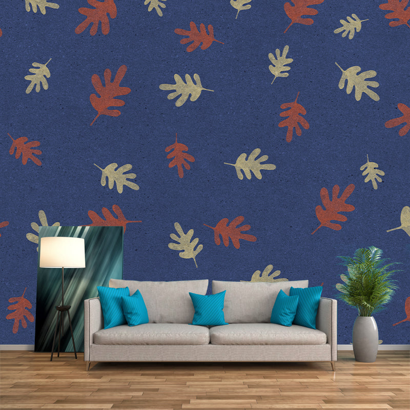 Illustration Stain Resistant Mural Wallpaper Plant Printing Indoor Wall Mural