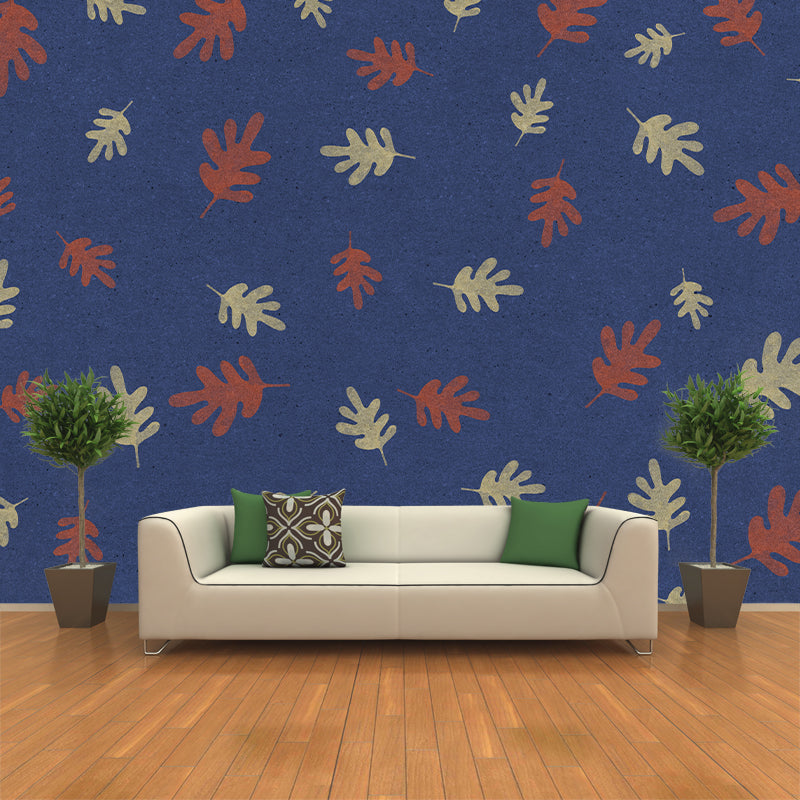 Illustration Stain Resistant Mural Wallpaper Plant Printing Indoor Wall Mural