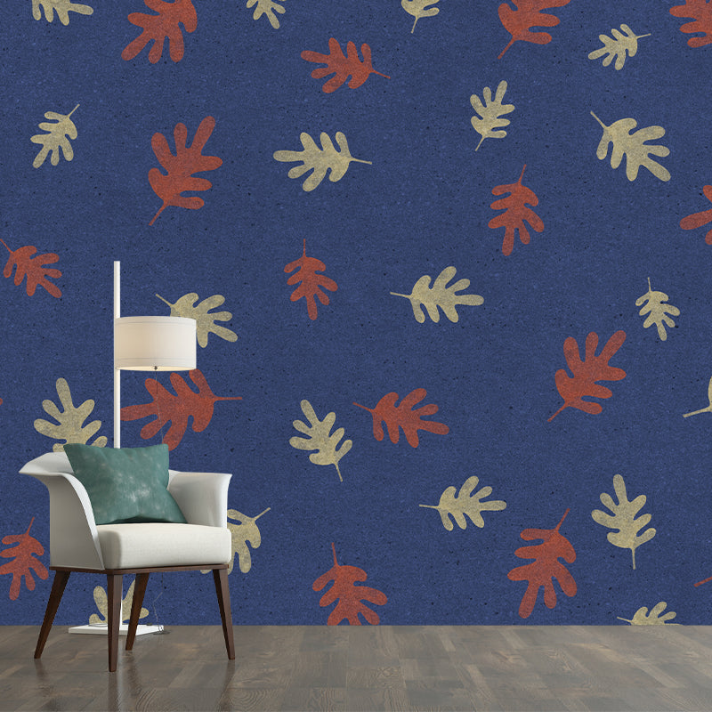 Illustration Stain Resistant Mural Wallpaper Plant Printing Indoor Wall Mural