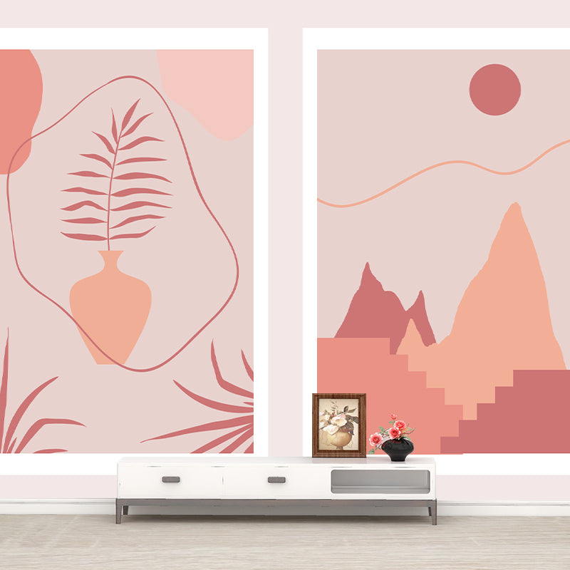 Decorative Illustration Mural Wallpaper Abstract Art Indoor Wall Mural