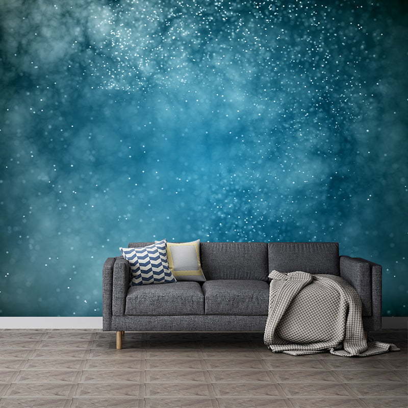 Photography Stain Resistant Mural Wallpaper Starry Sky Living Room Wall Mural