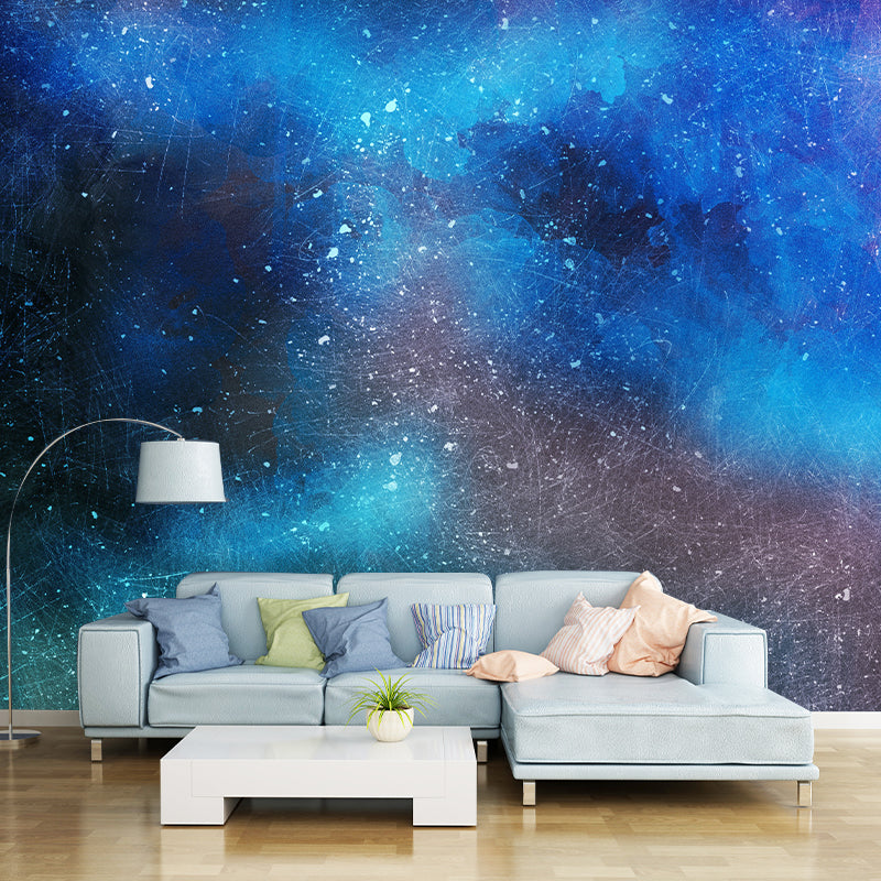 Photography Stain Resistant Mural Wallpaper Starry Sky Living Room Wall Mural