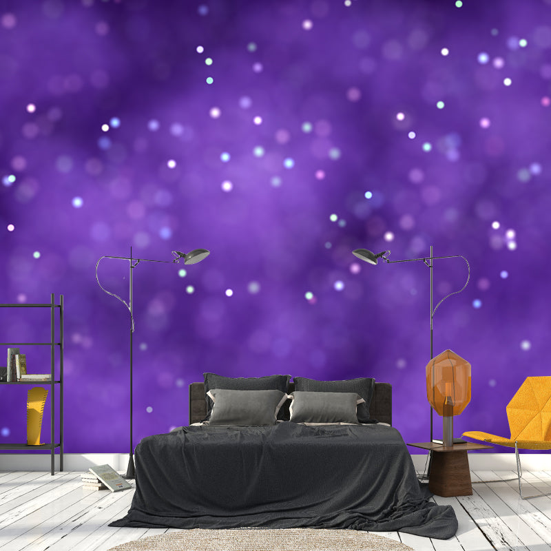 Photography Stain Resistant Mural Wallpaper Starry Sky Living Room Wall Mural
