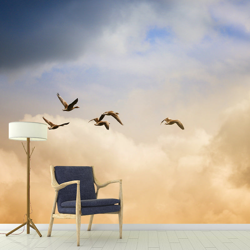 Scenery Mildew Resistant Wallpaper Photography Environmental Sleeping Room Wall Mural