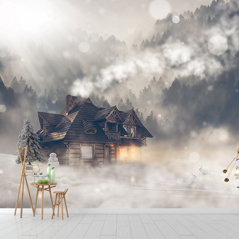 Decorative Wall Mural Wallpaper Scenery Sitting Room Wall Mural