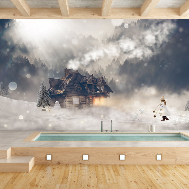 Decorative Wall Mural Wallpaper Scenery Sitting Room Wall Mural