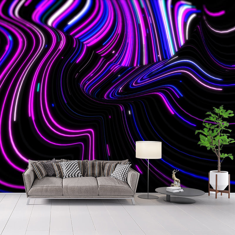 Environment Friendly Wall Mural Wallpaper Abstract Geometry Sitting Room Wall Mural