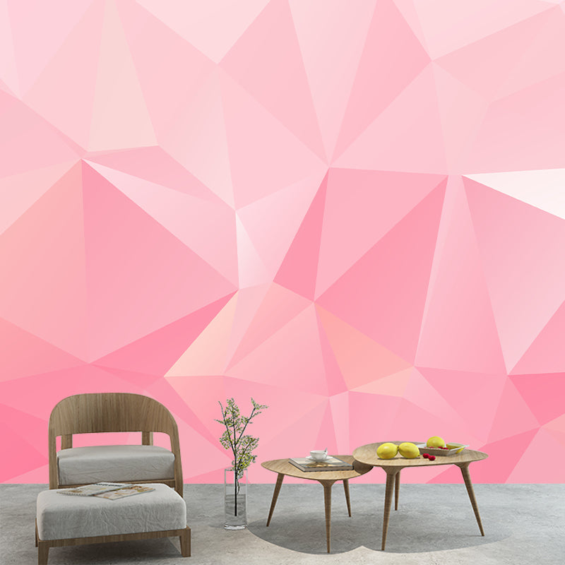 Environment Friendly Wall Mural Wallpaper Abstract Geometry Sitting Room Wall Mural