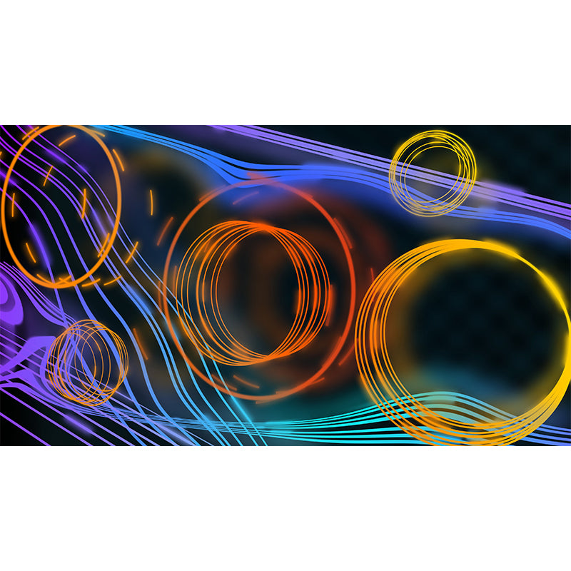 Environment Friendly Wall Mural Wallpaper Abstract Geometry Sitting Room Wall Mural