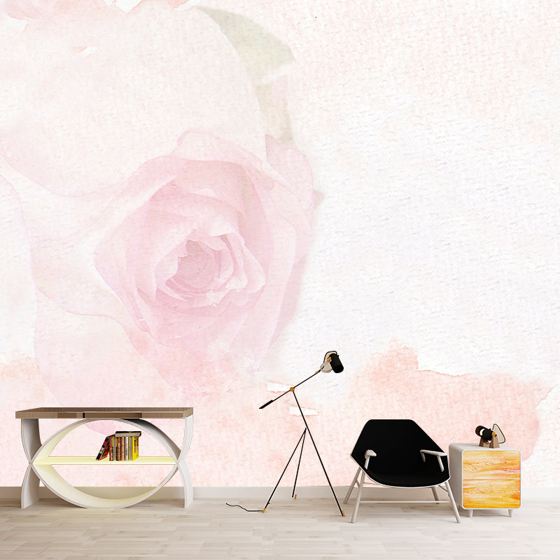 Plant Resistant Mural Wallpaper Environment Friendly Sleeping Room Wall Mural