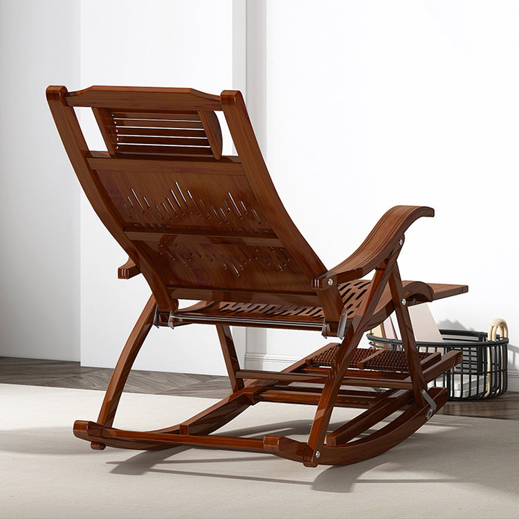 Modern Glider Chair Solid Wood Rocking Chair for Living Room
