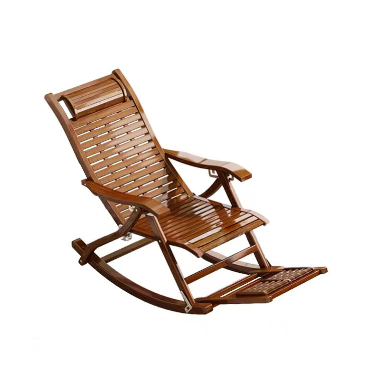 Modern Glider Chair Solid Wood Rocking Chair for Living Room