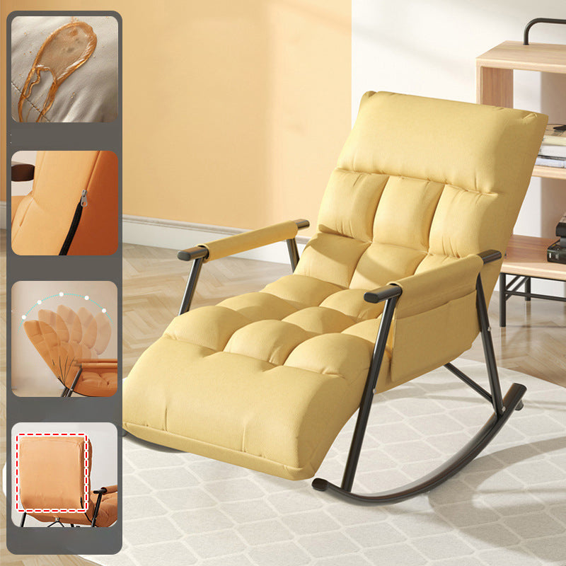 Modern Style Sofa Rocking Chair Single Indoor Rocking Chair with Cushion