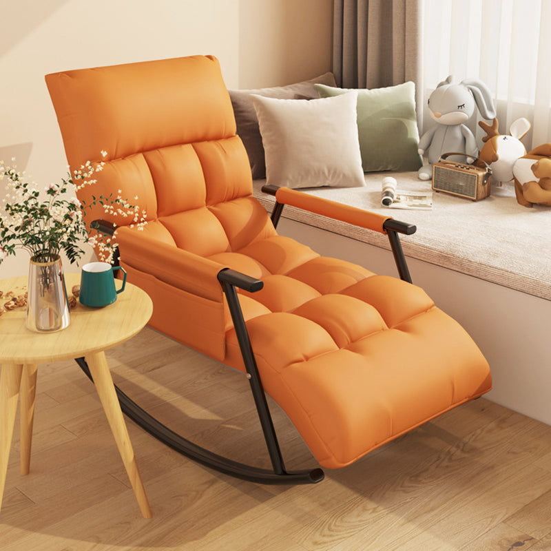 Modern Style Sofa Rocking Chair Single Indoor Rocking Chair with Cushion