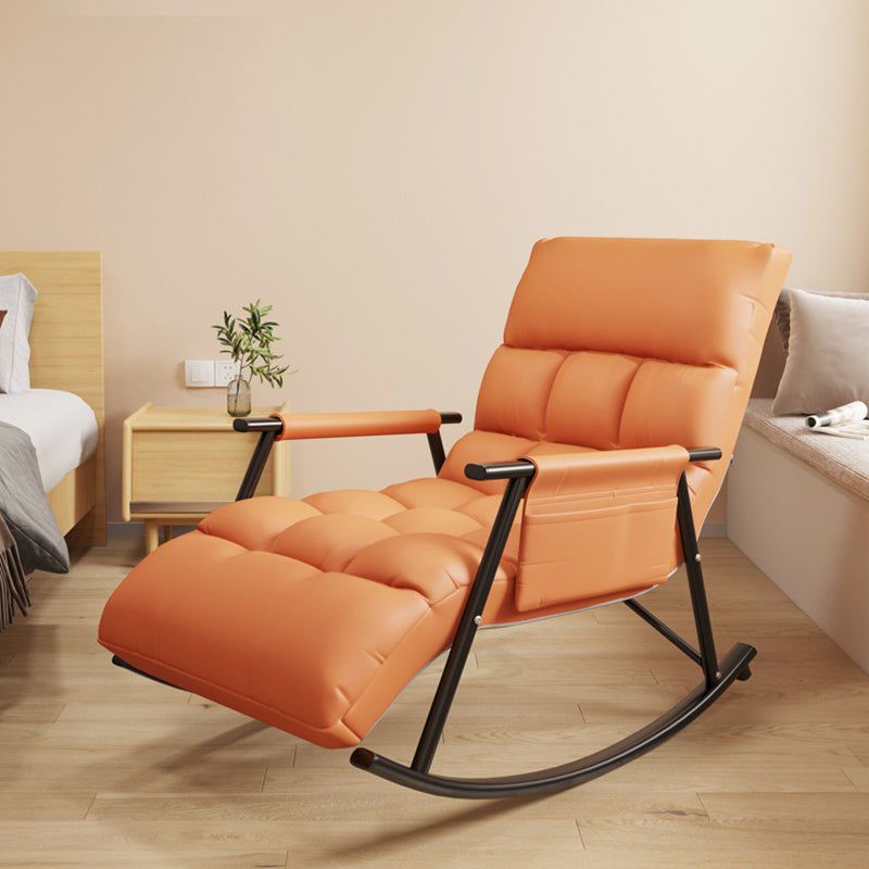 Modern Style Sofa Rocking Chair Single Indoor Rocking Chair with Cushion