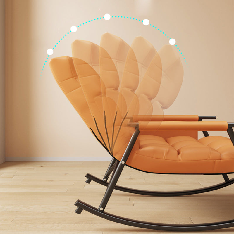 Modern Style Sofa Rocking Chair Single Indoor Rocking Chair with Cushion