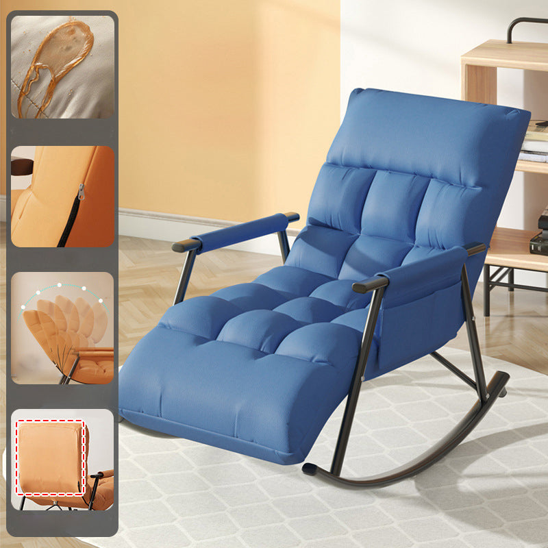Modern Style Sofa Rocking Chair Single Indoor Rocking Chair with Cushion