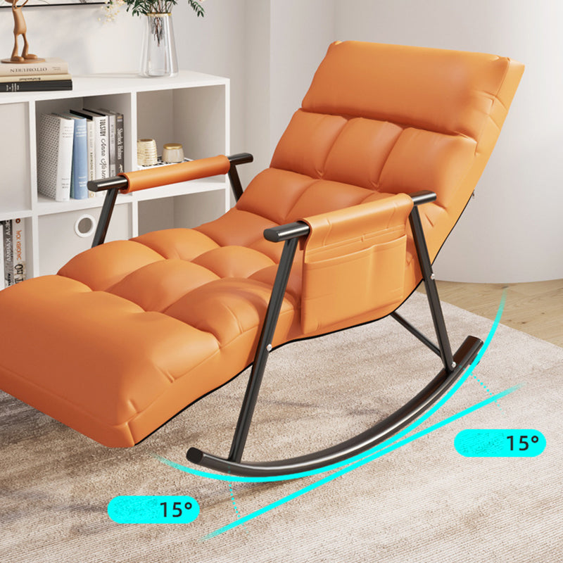 Modern Style Sofa Rocking Chair Single Indoor Rocking Chair with Cushion