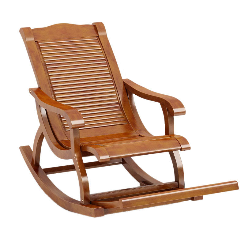 Modern Solid Wood Rocker Chair Spindle Rocker Chair for Living Room