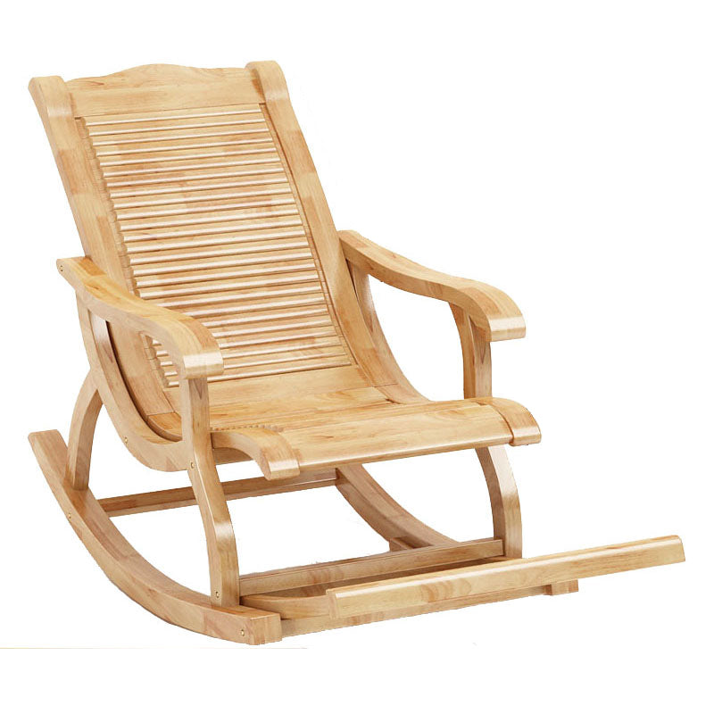Modern Solid Wood Rocker Chair Spindle Rocker Chair for Living Room