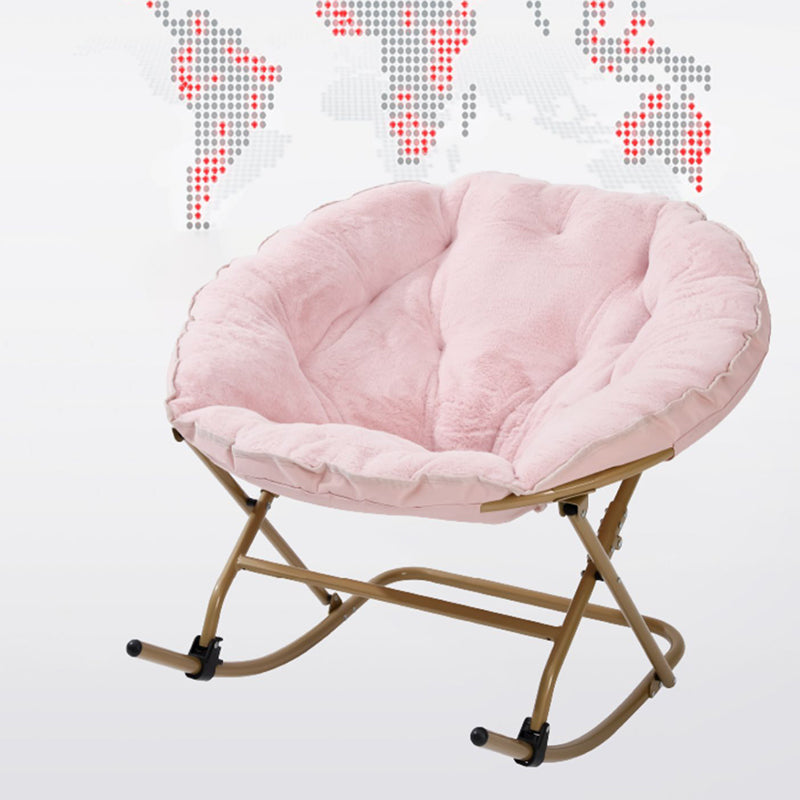 Contemporary Indoor Rocking Chair Nursery Rocking Chair for Living Room with Ottoman