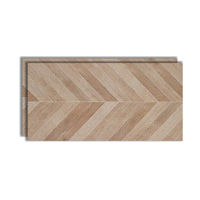 Rectangle Fabric Look Singular Tile Matte Floor and Wall Tile in Brown