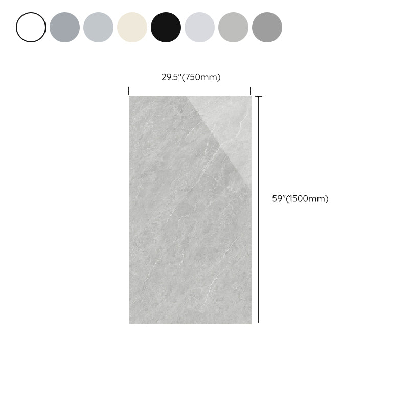 Polished Mixed Material Floor Tile No Pattern Singular Floor Tile