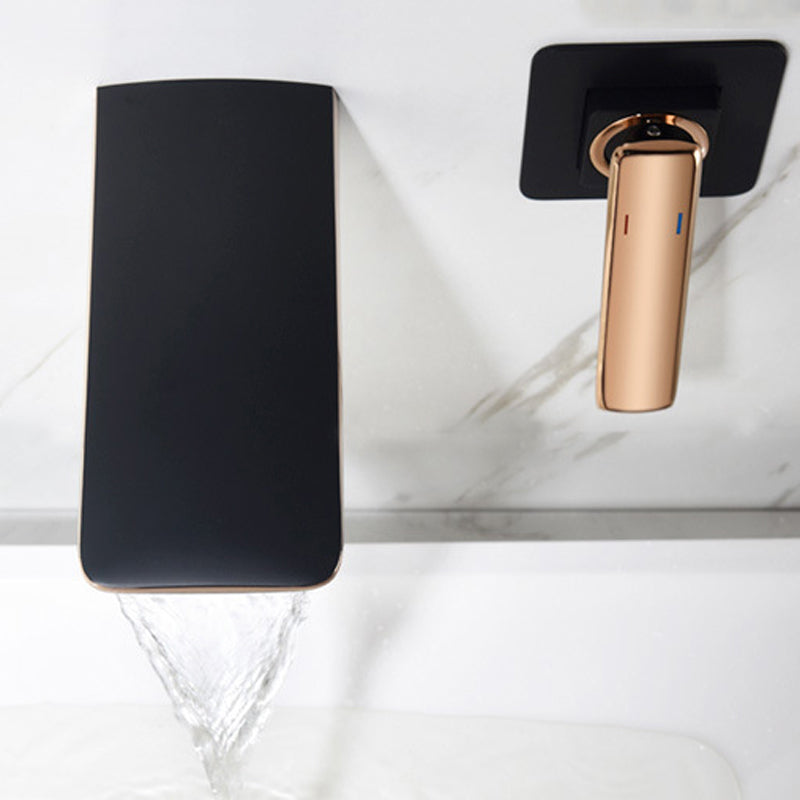 Wall Mounted Bathroom Faucets Glam Style Lever Handles Faucets