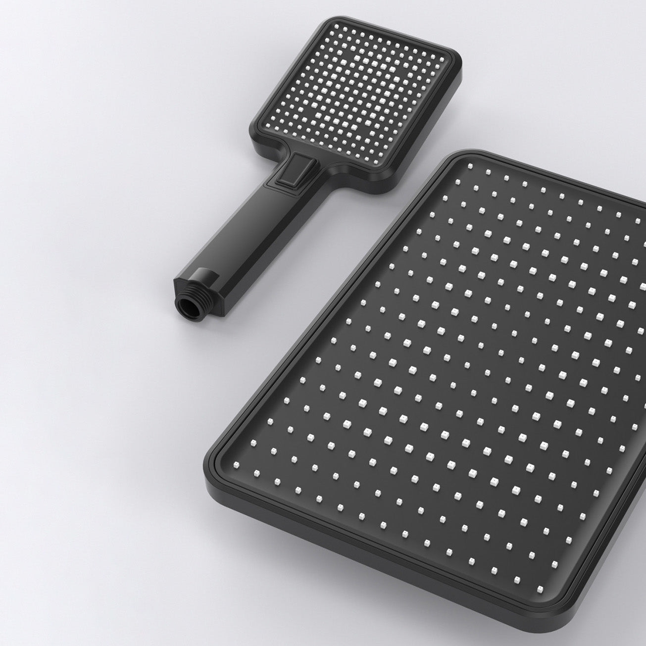 Modern Adjustable Spray Pattern Water Flow Shower Faucet Shower Hose Shower System on Wall