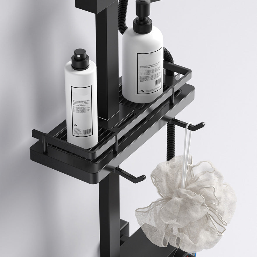 Modern Adjustable Spray Pattern Water Flow Shower Faucet Shower Hose Shower System on Wall