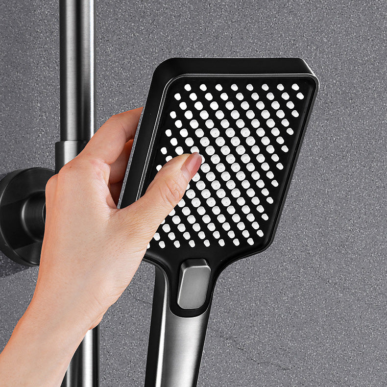 Adjustable Spray Pattern Shower Combo Stainless Steel Shower Faucet Arm Shower Head