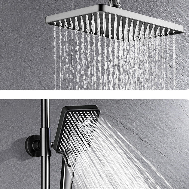 Adjustable Spray Pattern Shower Combo Stainless Steel Shower Faucet Arm Shower Head