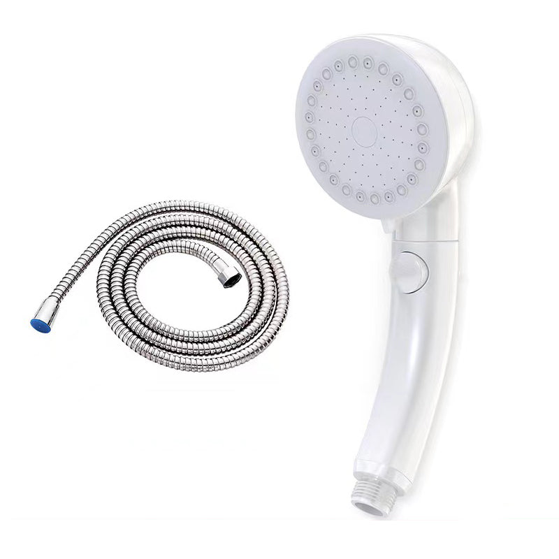 Modern Plastic Shower Head Bathroom Shower Head with Adjustable Spray Pattern