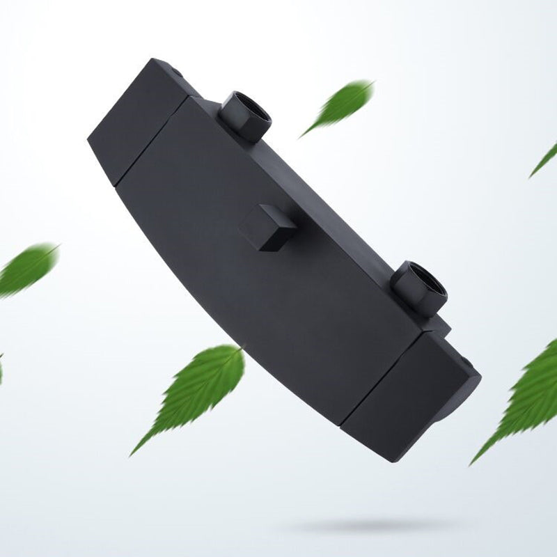 Wall Mounted Metal Tub Filler Low Arc Waterfall Bathroom Faucet