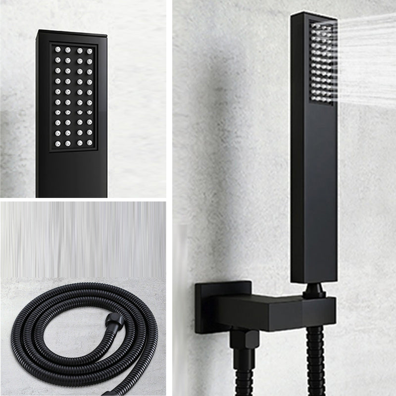 Modern Wall Mounted Metal Tub Filler Single Handle Bathroom Faucet