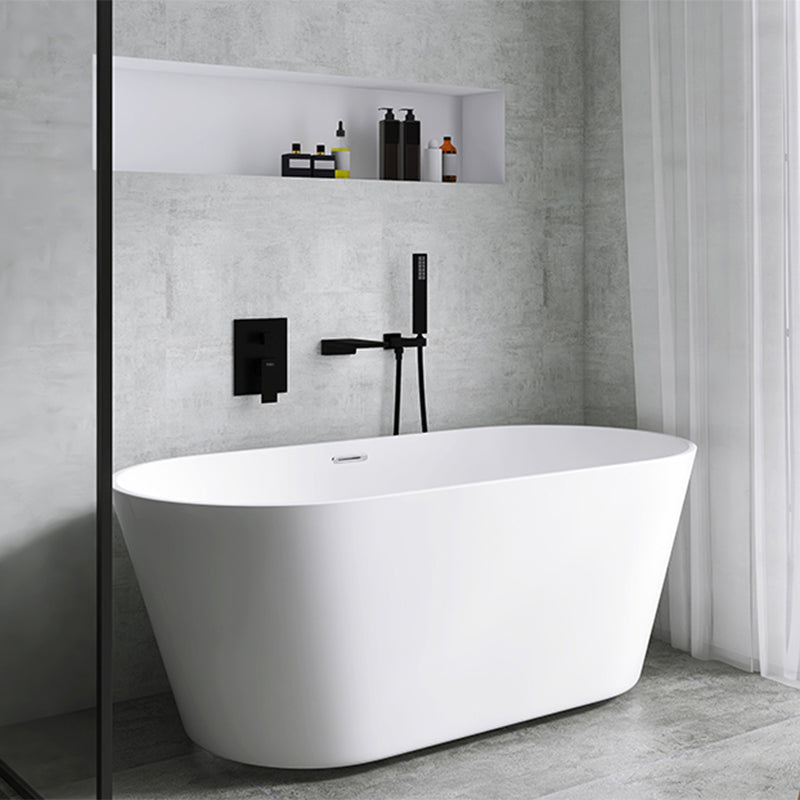 Modern Wall Mounted Metal Tub Filler Single Handle Bathroom Faucet
