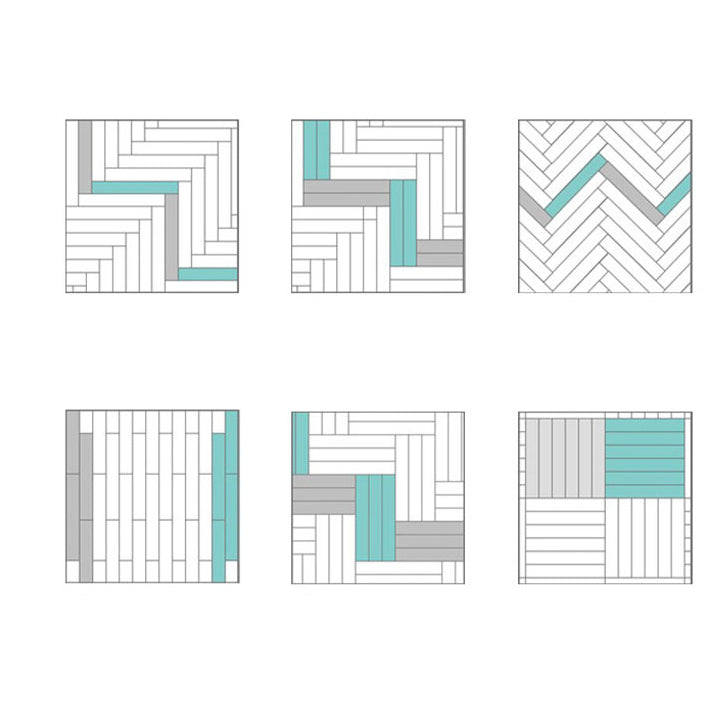 Contemporary Laminate Flooring Solid Wood Laminate Flooring with Light and Dark Color