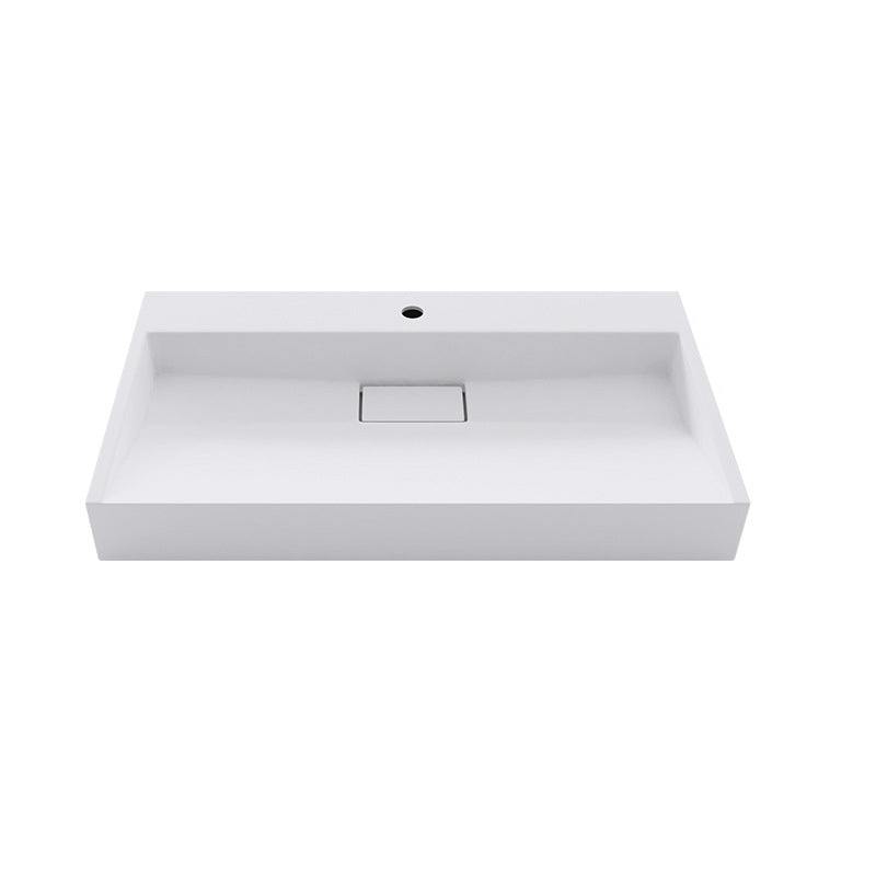 Modern Stone Bathroom Sink Square No Craftsmanship Bathroom Sink