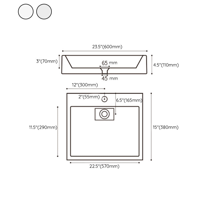 Modern Stone Bathroom Sink Square No Craftsmanship Bathroom Sink