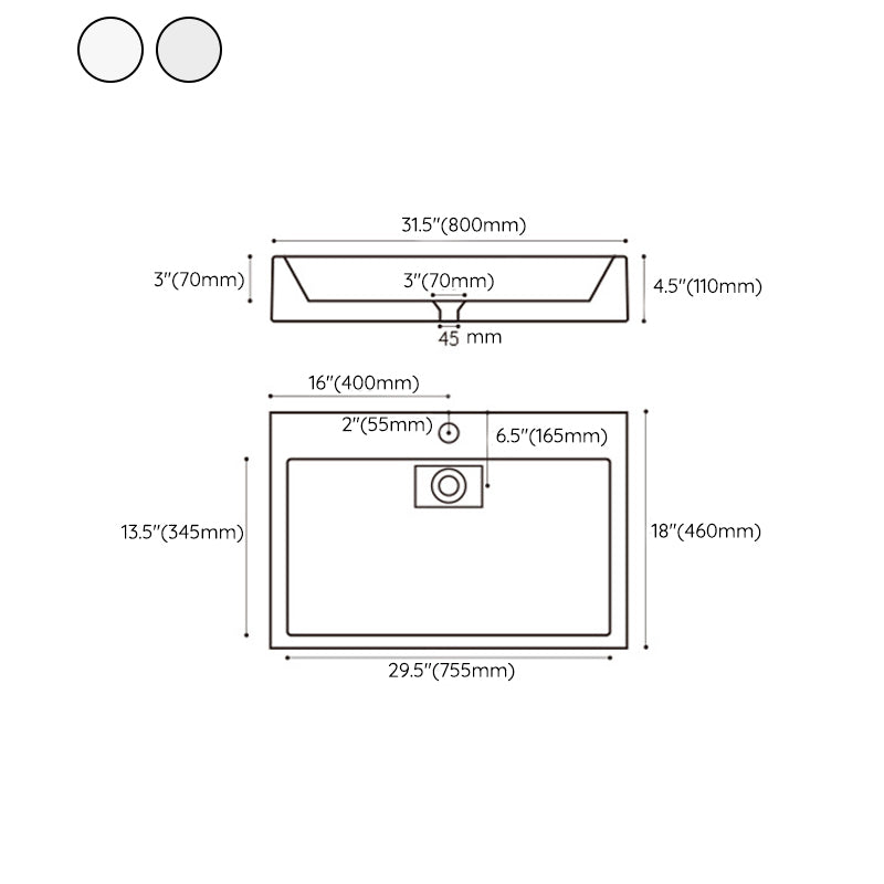 Modern Stone Bathroom Sink Square No Craftsmanship Bathroom Sink