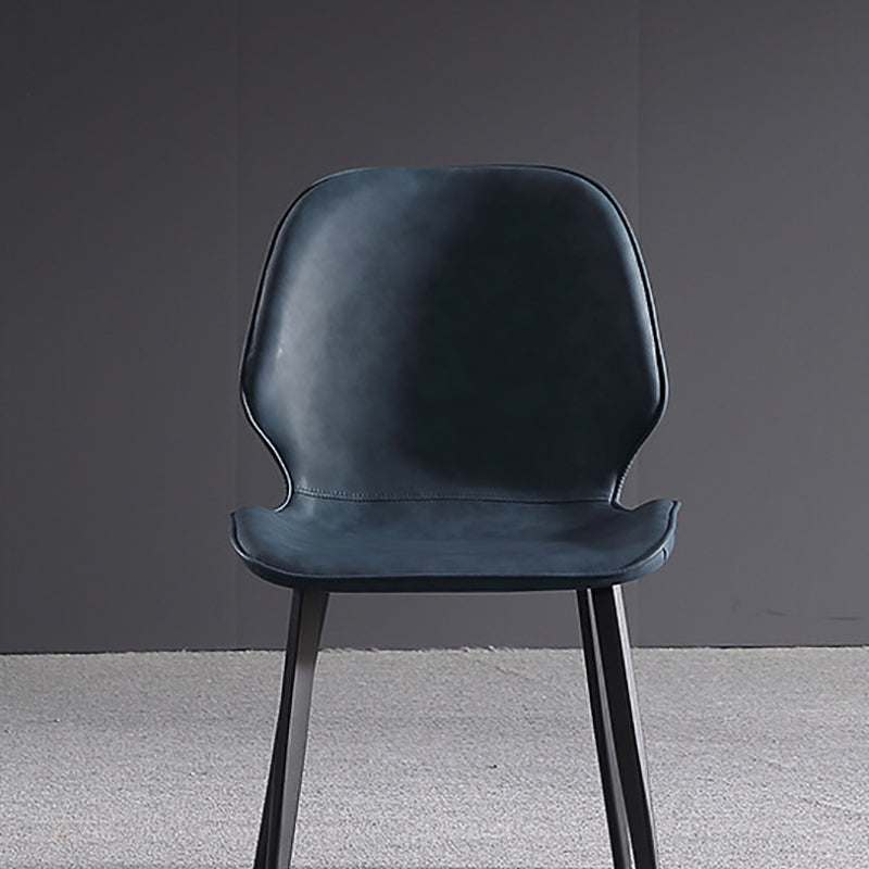 Contemporary Kitchen Dining Side Chair Wingback Armless Chair